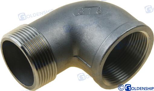 Goldenship® STREET ELBOW BANDED AISI 316 1-1/2 GS30555