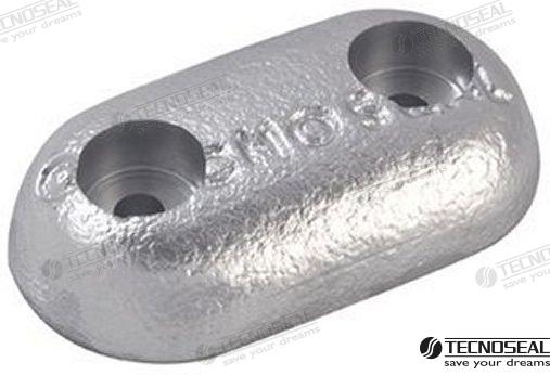 Tecnoseal® 02524AL Aluminum Anode plate Hamilton Jet HJ274/292 HJ322/362 HM422 - Image 2