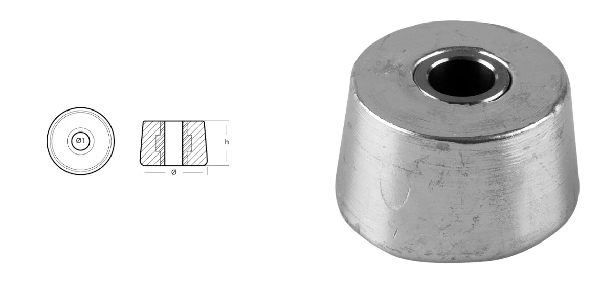 Tecnoseal® 02528 Zinc Anode Washer Hamilton Jet HJ274/292/362 112657