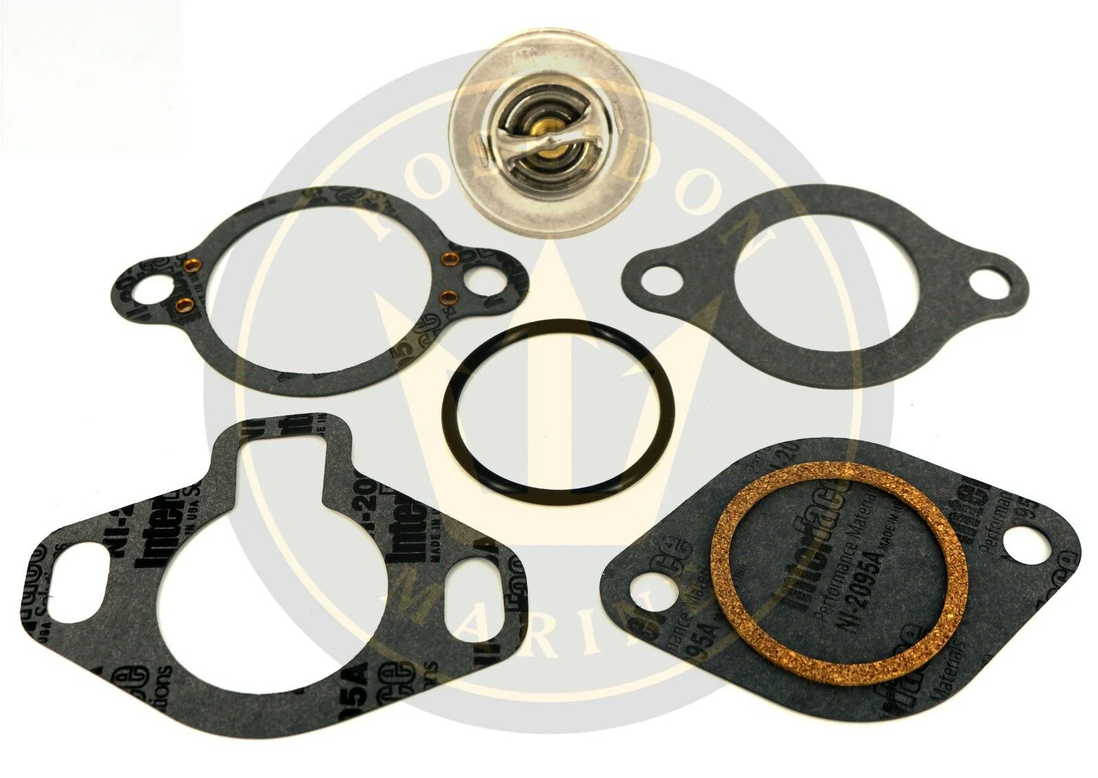 Recmar® Thermostat kit 160º for MerCruiser 807252Q5 V6 V8 - Image 2