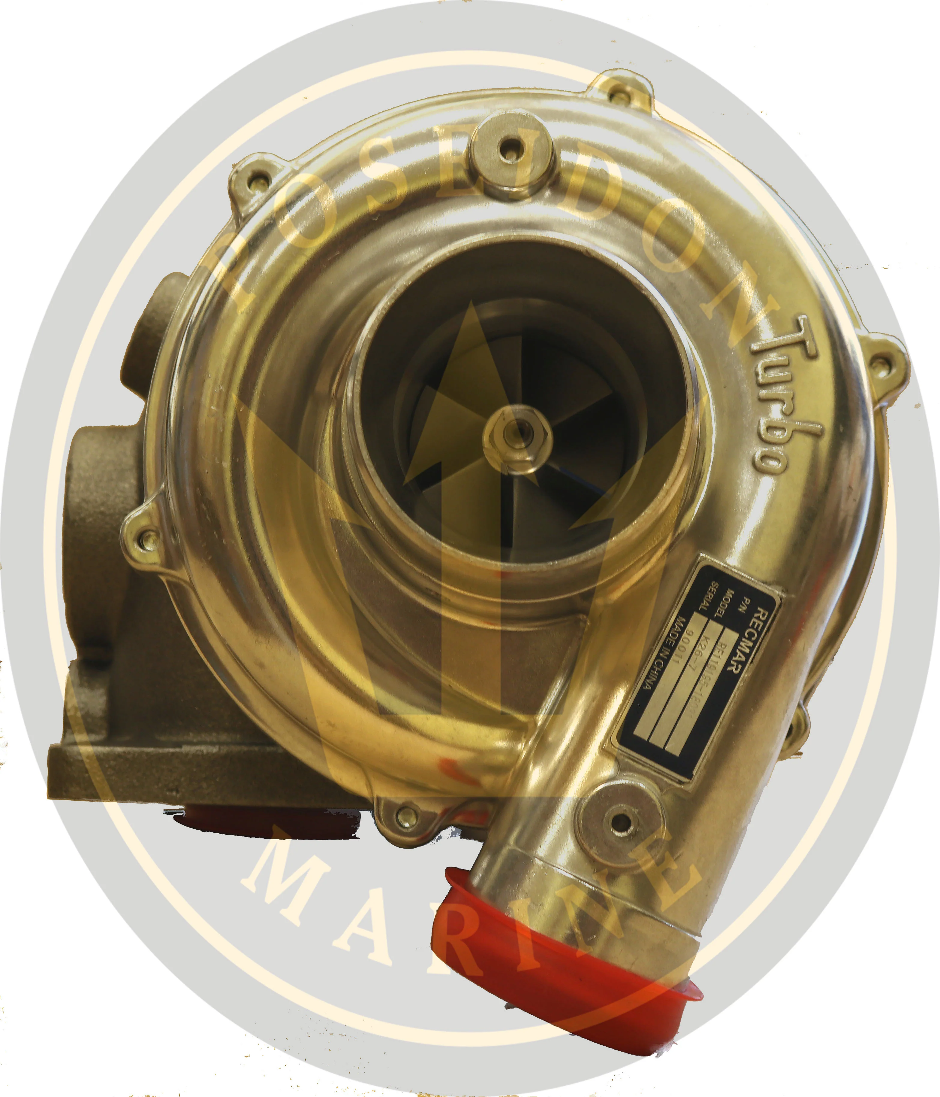 Recmar® Turbo for YANMAR 4LH-STE 230hp 3455cc MYAV 119195-18031 119195-18030