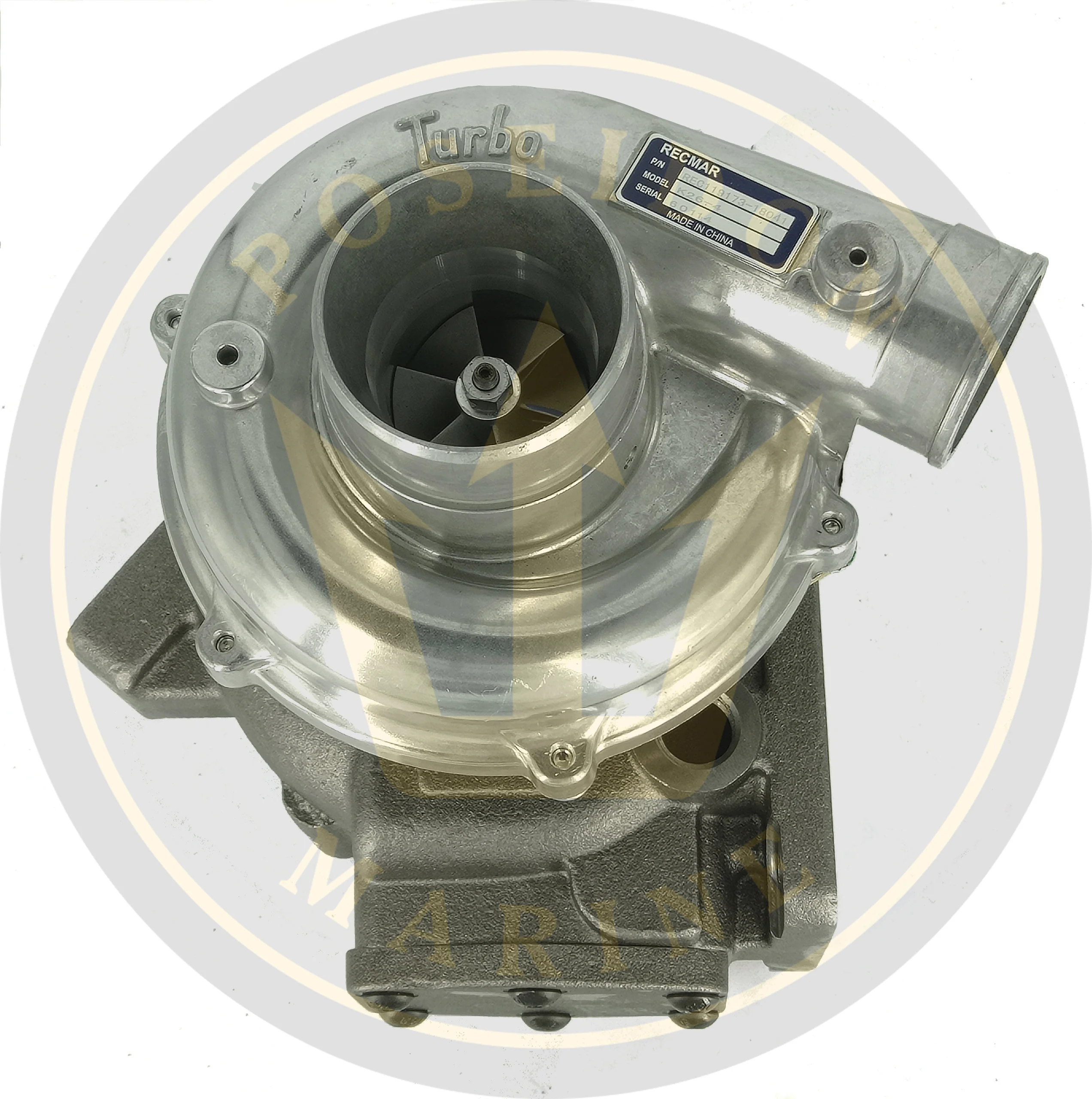 Recmar® Turbo for YANMAR 4LHA-DTE -DTZE 3455cc MYDH 119173-18040 119173-18041 - Image 4